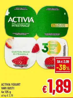 A&O Activia yogurt vari gusti offerta