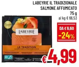 A&O Labeyrie il tradizionale salmone affumicato offerta
