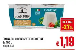 A&O Granarolo benessere ricottine offerta