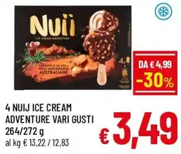 A&O 4 nuii ice cream adventure vari gusti offerta