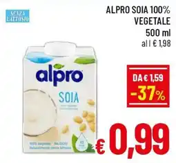 A&O Alpro soia 100% vegetale offerta