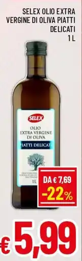 A&O Selex olio extra vergine di oliva piatti delicati offerta