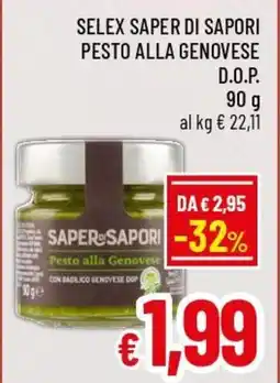 A&O Selex saper di sapori pesto alla genovese D.O.P. offerta