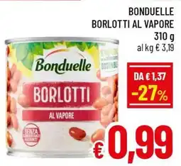 A&O Bonduelle borlotti al vapore offerta