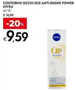 Bennet Nivea contorno occhi q10 anti-rughe power offerta