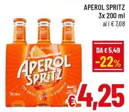 A&O Aperol spritz offerta