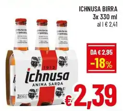 A&O Ichnusa birra offerta