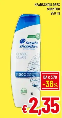 A&O Head&shoulders shampoo offerta