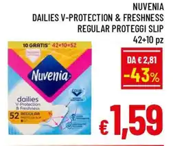 A&O Nuvenia dailies v-protection & freshness regular proteggi slip offerta