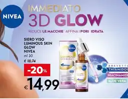 Bennet Nivea siero viso luminous skin glow offerta