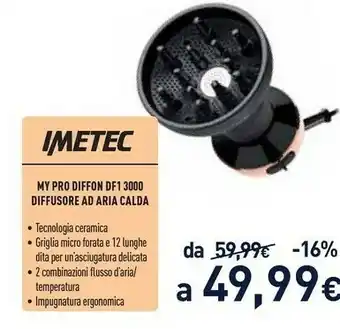 Unieuro Diffusore ad aria calda my pro diffon ceramic offerta