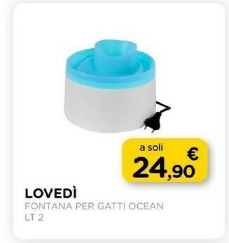 Arcaplanet Lovedi fontana per gatti ocean offerta
