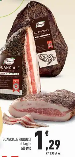 Conad Fiorucci guanciale offerta