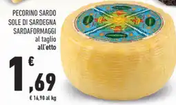 Conad Pecorino sardo sole di sardegna sardaformaggi offerta