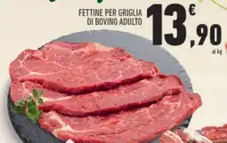 Conad Fettine per griglia di bovino adulto offerta