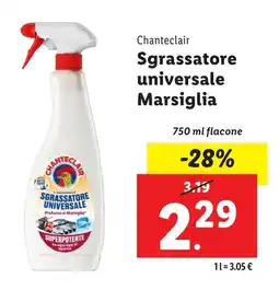 Lidl Chanteclair Sgrassatore universale Marsiglia offerta