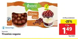 Lidl Vemondo Tiramisù vegano offerta
