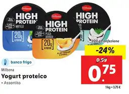 Lidl Milbona Yogurt proteico offerta