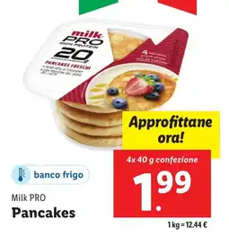 Lidl Milk PRO Pancakes offerta