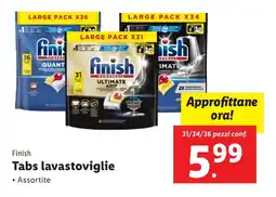 Lidl Finish Tabs lavastoviglie offerta
