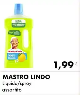 Iper Tosano MASTRO LINDO Liquido/spray assortito offerta
