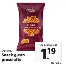 Lidl Snack Day Snack gusto prosciutto offerta