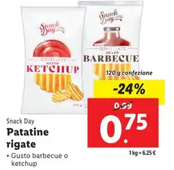 Lidl Snack Day Patatine rigate offerta
