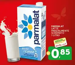 Extra Supermercati Parmalat latte parzialmente scremato offerta