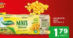 Extra Supermercati Valfrutta mais offerta