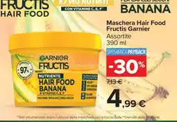 Carrefour Maschera Hair Food Fructis Garnier offerta
