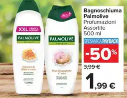Carrefour Bagnoschiuma Palmolive offerta