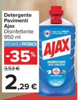 Carrefour Detergente pavimenti Ajax offerta