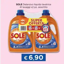 Acqua & Sapone SOLE Detersivo liquido lavatrice offerta