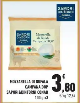 Conad Mozzarella di Bufala Campana DOP Sapori&Dintorni Conad offerta