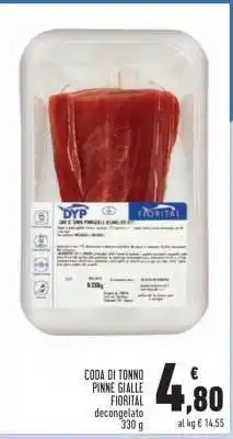 Conad CODA DI TONNO PINNE GIALLE FIORITAL offerta