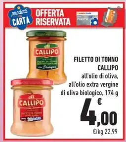 Conad FILETTO DI TONNO CALLIPO offerta