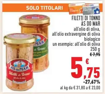 Conad Filetti di Tonno Às do Mar offerta