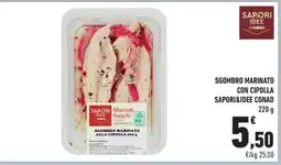 Conad SGOMBRO MARINATO CON CIPOLLA SAPORI&IDEE CONAD offerta