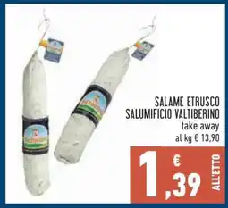 Conad Salame Etrusco Salumificio Valtiberino offerta