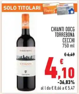 Conad CHIANTI DOCG TORREBONA CECCHI offerta