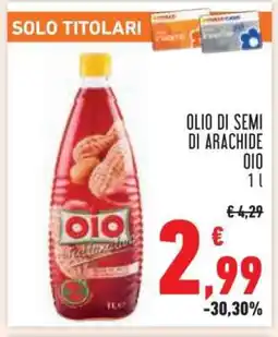 Conad OLIO DI SEMI DI ARACHIDE OIO offerta