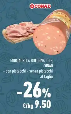 Conad Mortadella Bologna I.G.P offerta