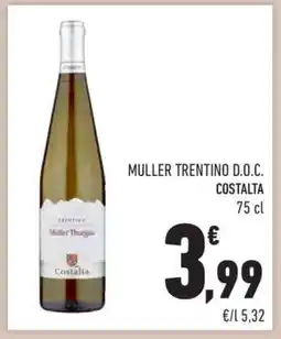Conad MULLER TRENTINO D.O.C. COSTALTA offerta
