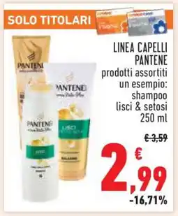 Conad LINEA CAPELLI PANTENE offerta