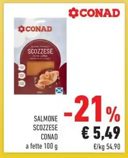 Conad SALMONE SCOZZESE CONAD offerta