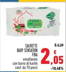 Conad SALVIETTE BABY SENSATION FRIA offerta