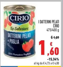 Conad I DATTERINI PELATI CIRIO offerta