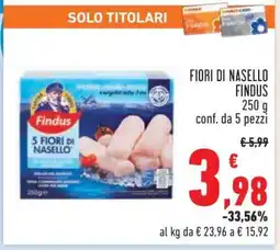 Conad FIORI DI NASELLO FINDUS offerta