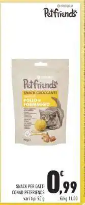 Conad SNACK PER GATTI CONAD PETFRIENDS offerta