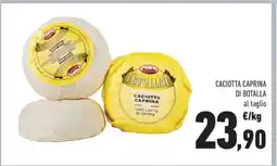 Conad Caciotta Caprina di Botalla offerta